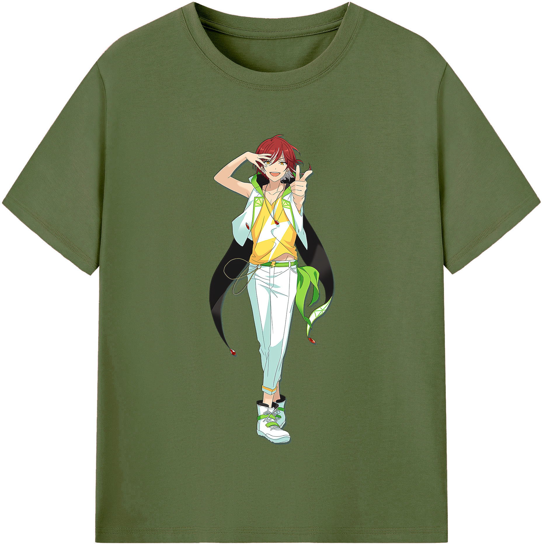 （画像用） あんさんぶるスターズ! Ensemble Stars 綿100％半袖Tシャツ（フロントプリント）